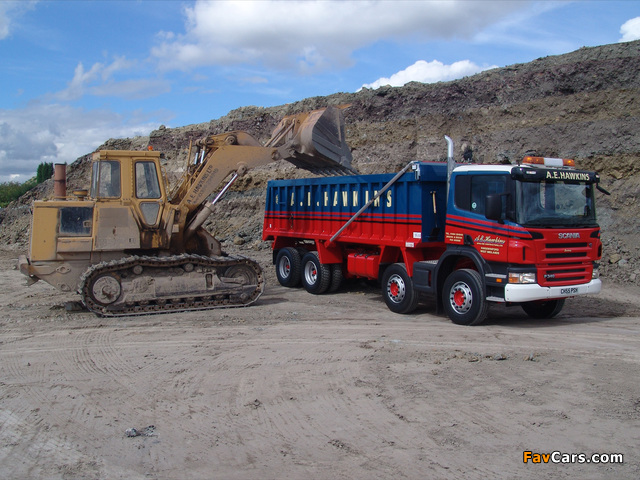 Scania P340 8x4 Tipper 2004–10 wallpapers (640 x 480)