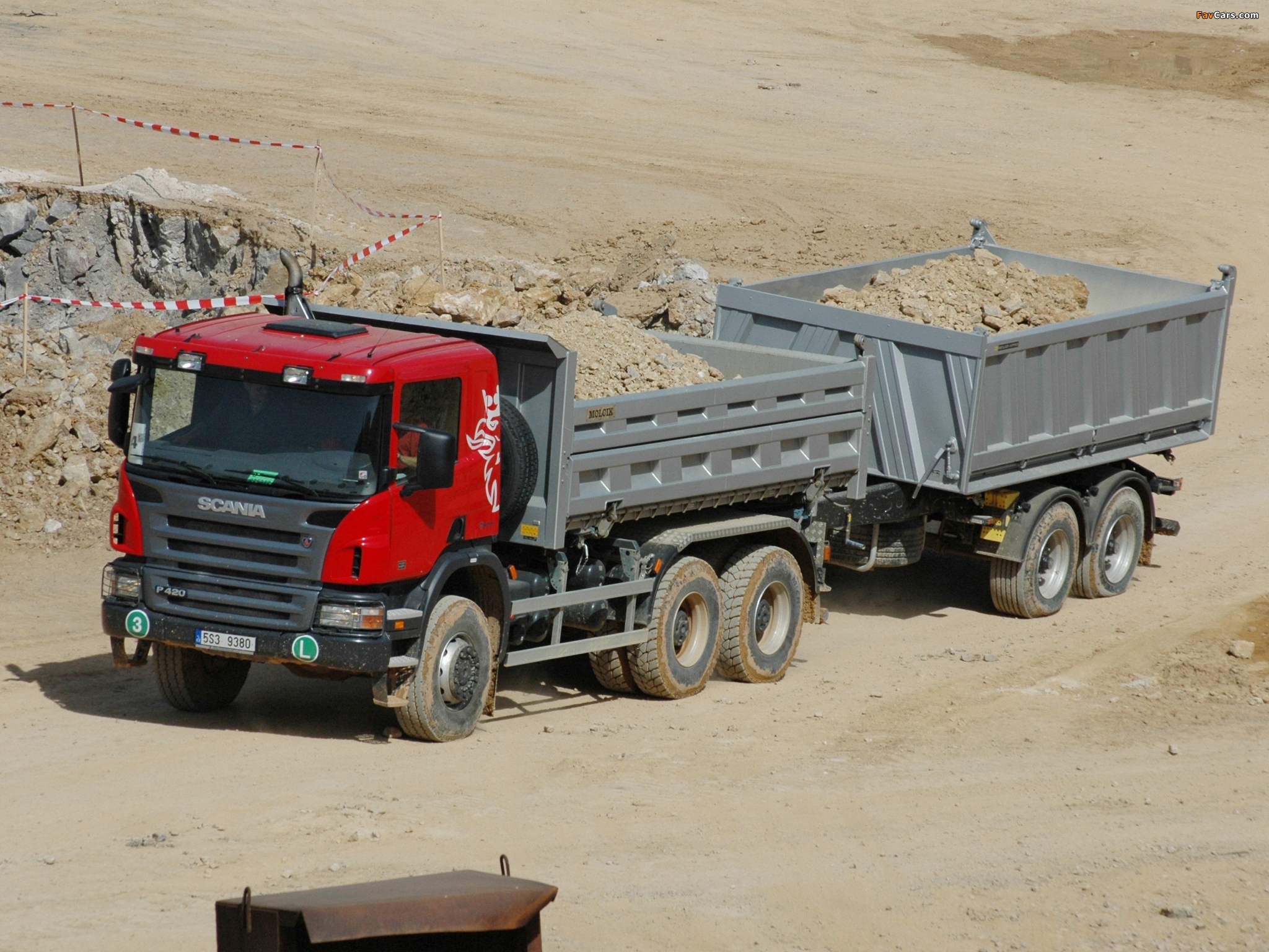 Scania P420 6x6 Tipper 2004–10 wallpapers (2048 x 1536)