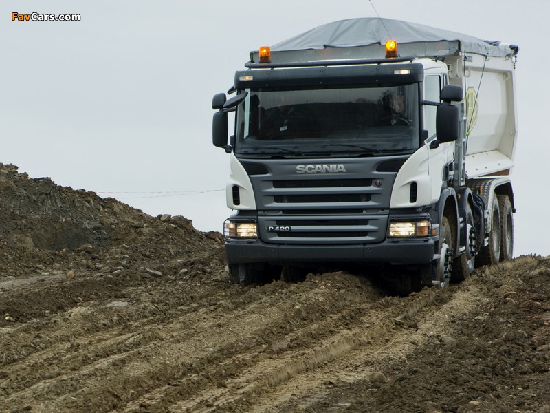 Scania P420 8x4 Tipper 2004–10 wallpapers (800 x 600)