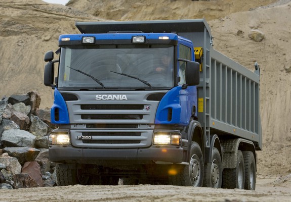 Scania P360 8x4 Tipper 2005–10 photos