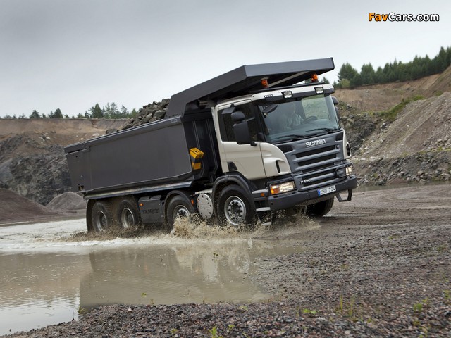 Scania P420 8x4 Tipper 2010–11 images (640 x 480)