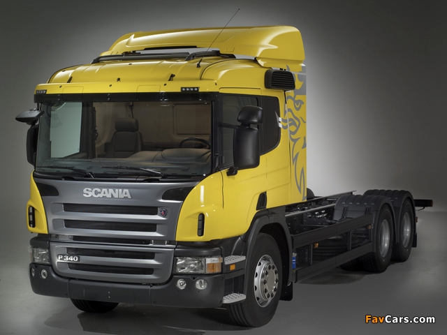 Scania P340 6x4 2010–11 wallpapers (640 x 480)