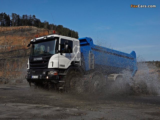 Scania P420 8x4 Tipper Off-Road Package 2011 photos (640 x 480)