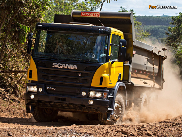 Scania P310 6x4 Tipper 2011 wallpapers (640 x 480)