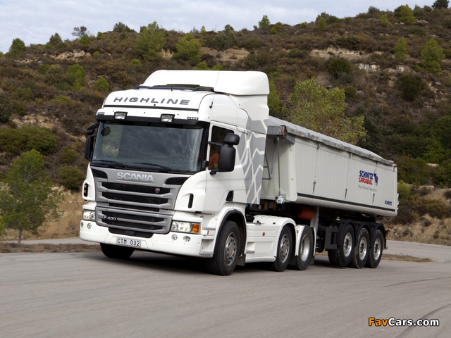 Scania P400 6x2 Highline 2011 wallpapers (640 x 480)