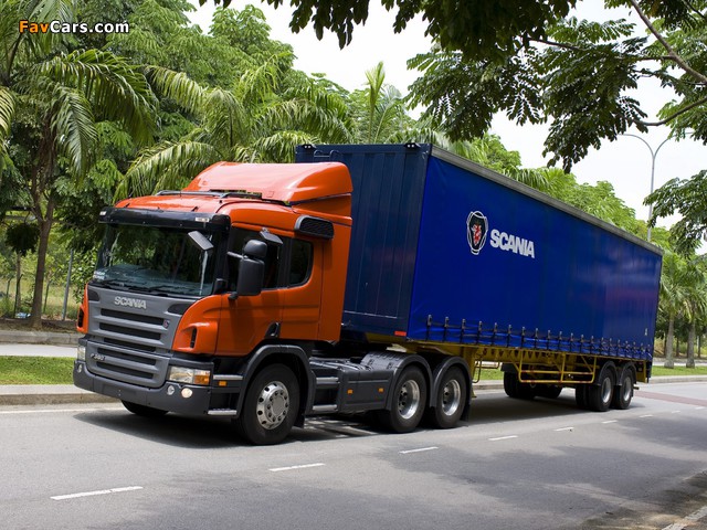 Scania P380 6x2 2004–10 wallpapers (640 x 480)
