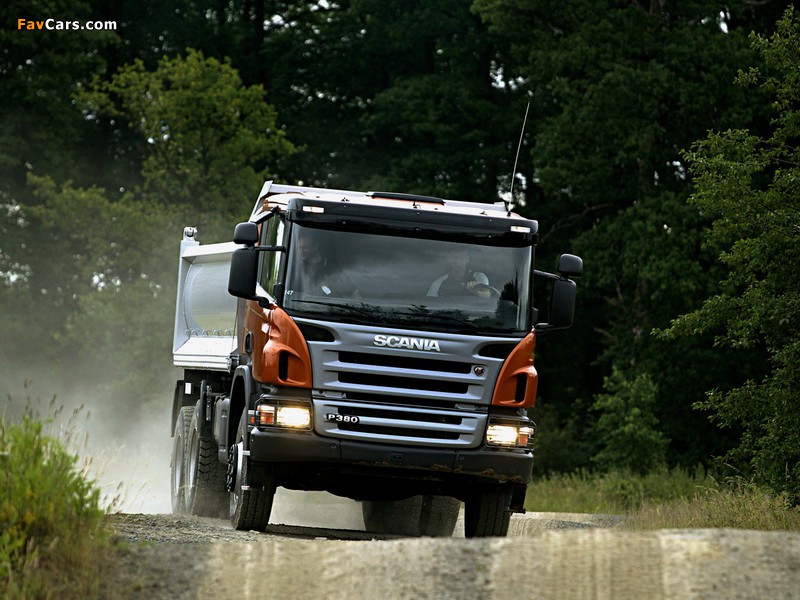 Scania P380 6x6 Tipper 2004–10 wallpapers (800 x 600)