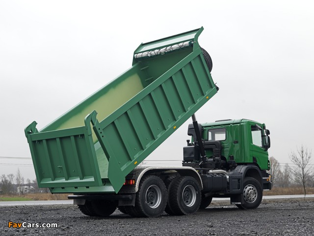 Scania P380 6x4 Tipper 2004–10 wallpapers (640 x 480)
