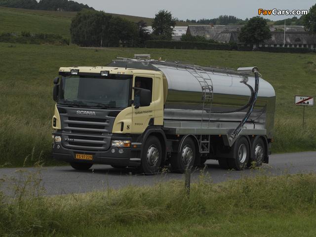 Scania P340 8x2 Tanker 2004–10 wallpapers (640 x 480)
