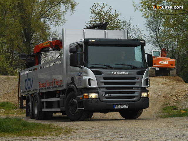 Scania P420 6x2 2005–10 wallpapers (640 x 480)