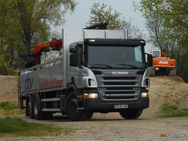 Scania P420 6x2 2005–10 wallpapers (800 x 600)