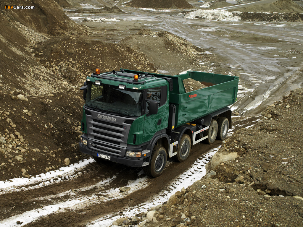 Images of Scania R420 8x8 Tipper 2004–09 (1024 x 768)