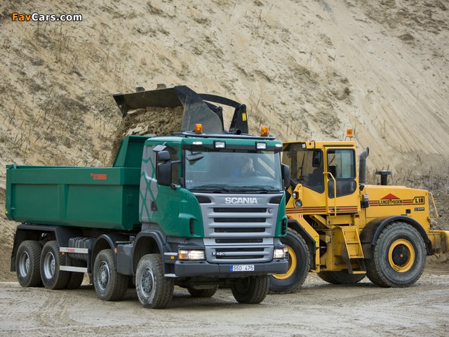 Images of Scania R420 8x8 Tipper 2004–09 (640 x 480)