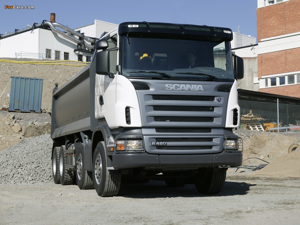 Images of Scania R480 8x4 Tipper 2004–09 (1024 x 768)