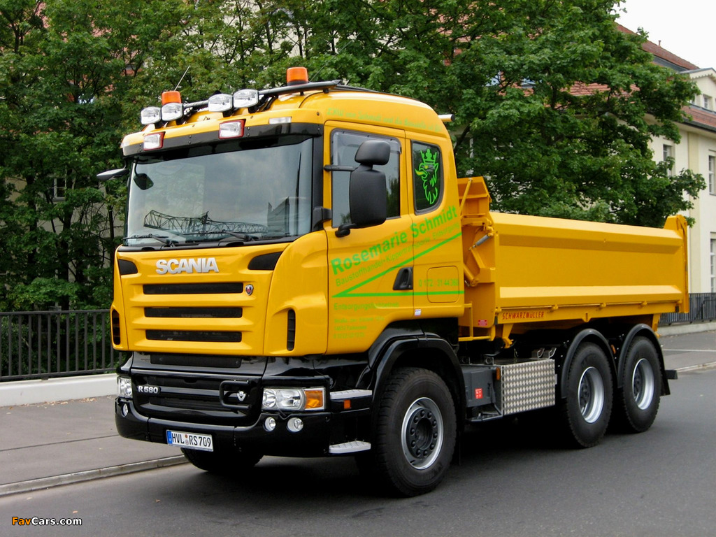 Images of Scania R580 6x4 Tipper 2004–09 (1024 x 768)