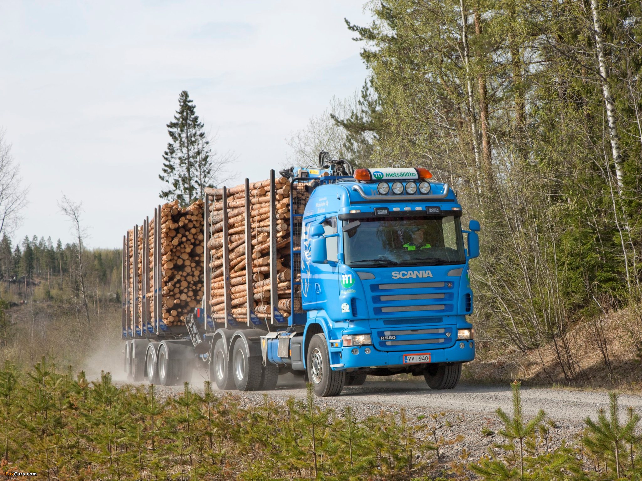 Images of Scania R620 6x4 Highline Timber Truck 2005–09 (2048 x 1536)