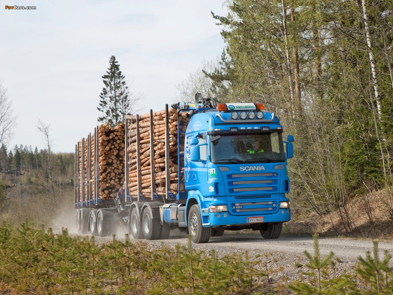 Images of Scania R620 6x4 Highline Timber Truck 2005–09 (1280 x 960)