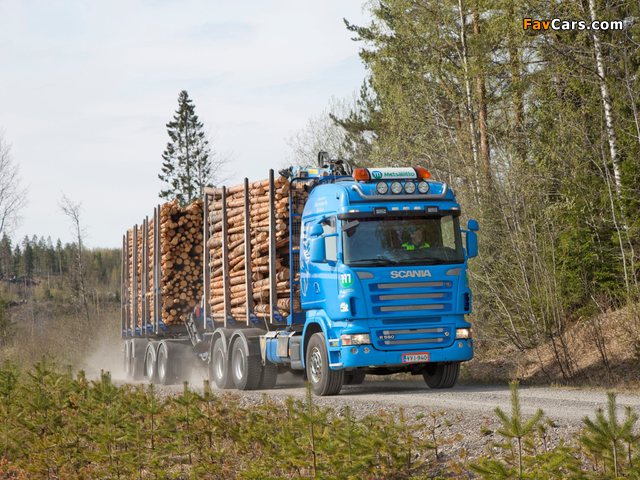 Images of Scania R620 6x4 Highline Timber Truck 2005–09 (640 x 480)