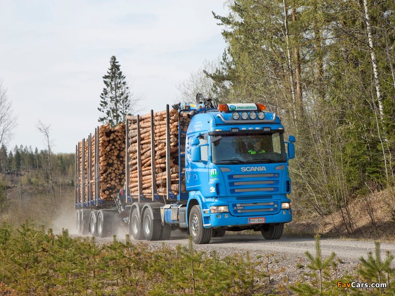 Images of Scania R620 6x4 Highline Timber Truck 2005–09 (800 x 600)