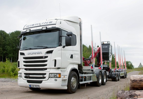 Images of Scania R730 6x4 Highline Timber Truck 2010–13