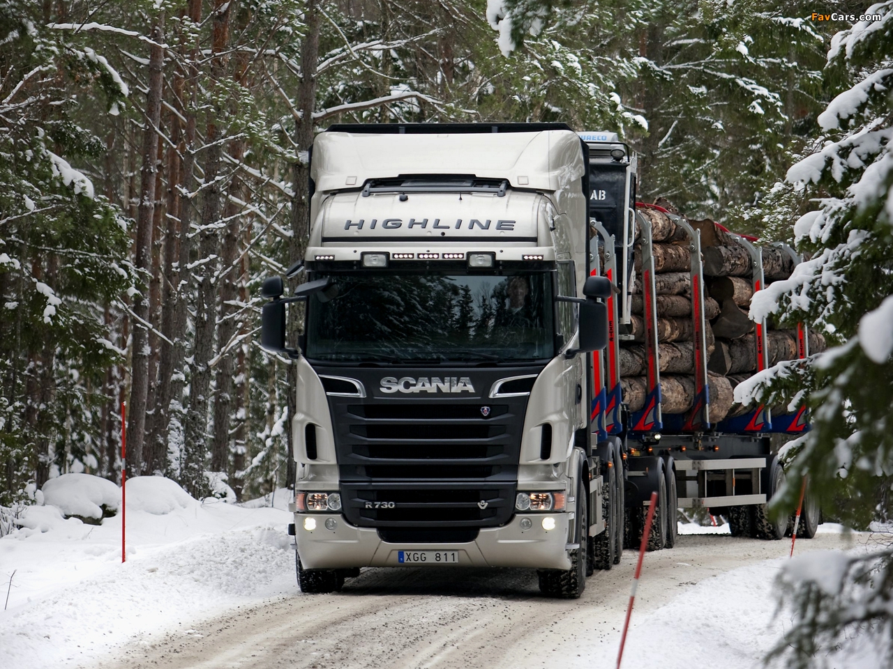 Images of Scania R730 6x4 Highline Timber Truck 2010–13 (1280 x 960)