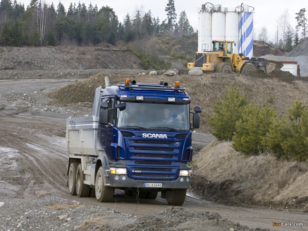 Photos of Scania R480 6x4 Tipper 2004–09 (1024 x 768)