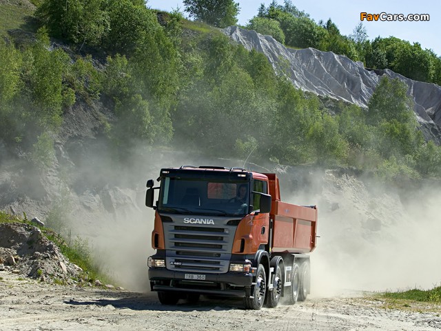 Photos of Scania R420 8x4 Tipper 2004–09 (640 x 480)