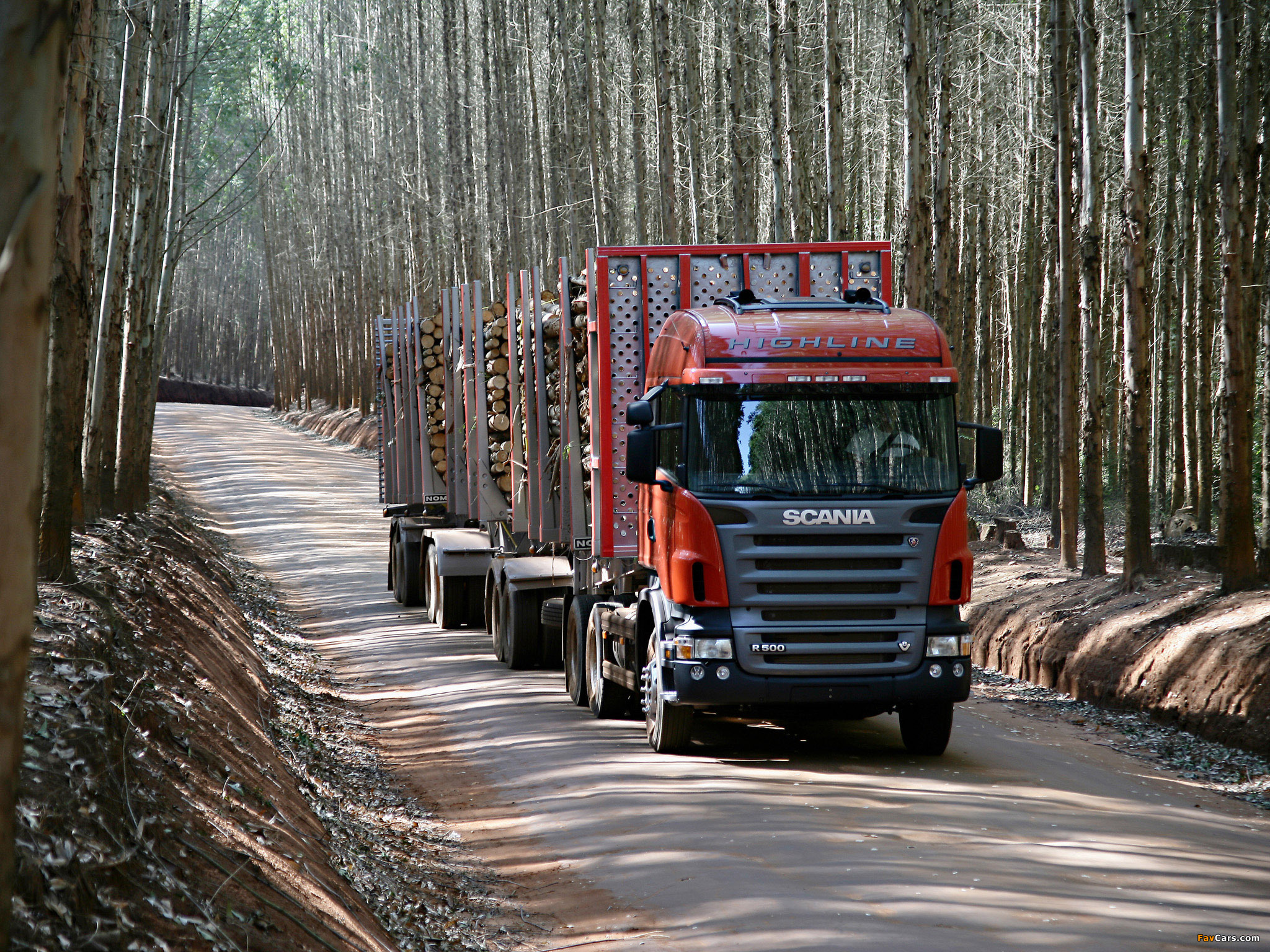 Photos of Scania R500 6x2 Highline Timber Truck 2004–09 (2048 x 1536)