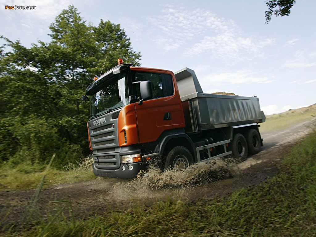 Photos of Scania R420 6x4 Tipper 2004–09 (1024 x 768)