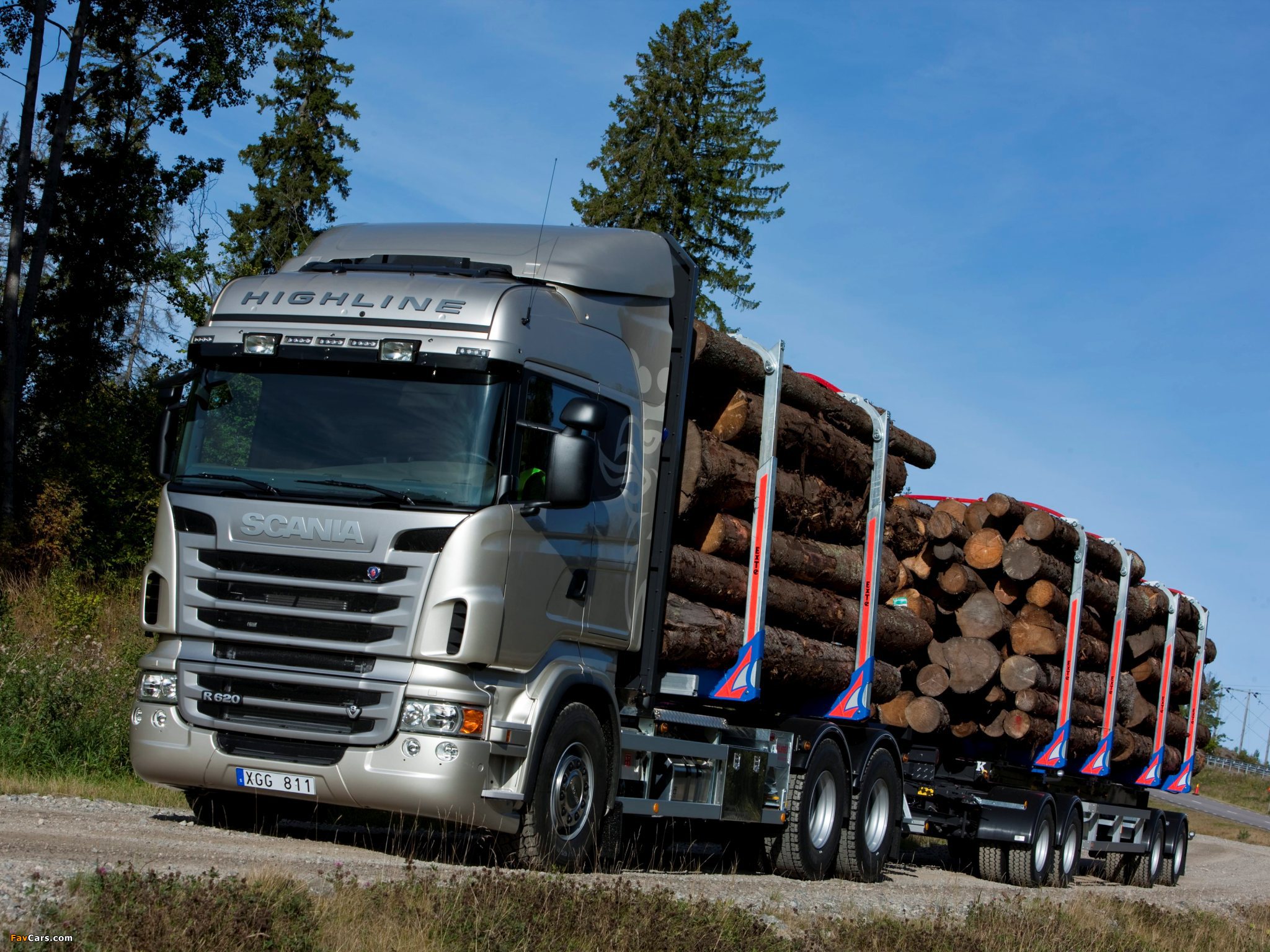Photos of Scania R620 6x4 Highline Timber Truck 2009–13 (2048 x 1536)