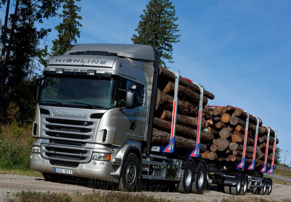 Photos of Scania R620 6x4 Highline Timber Truck 2009–13