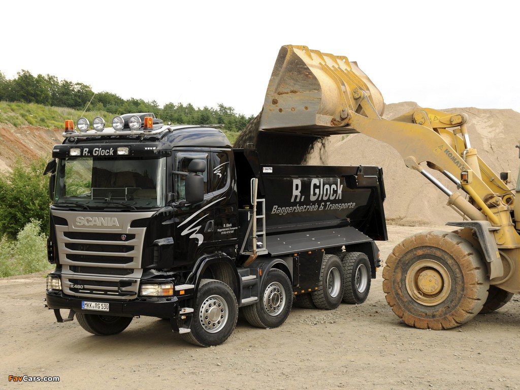 Photos of Scania R480 8x4 Tipper 2009–13 (1024 x 768)