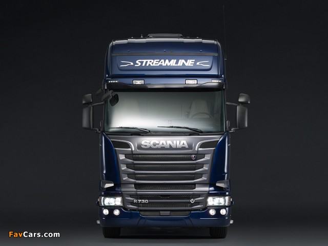 Photos of Scania R730 4x2 Streamline Topline Cab 2013 (640 x 480)