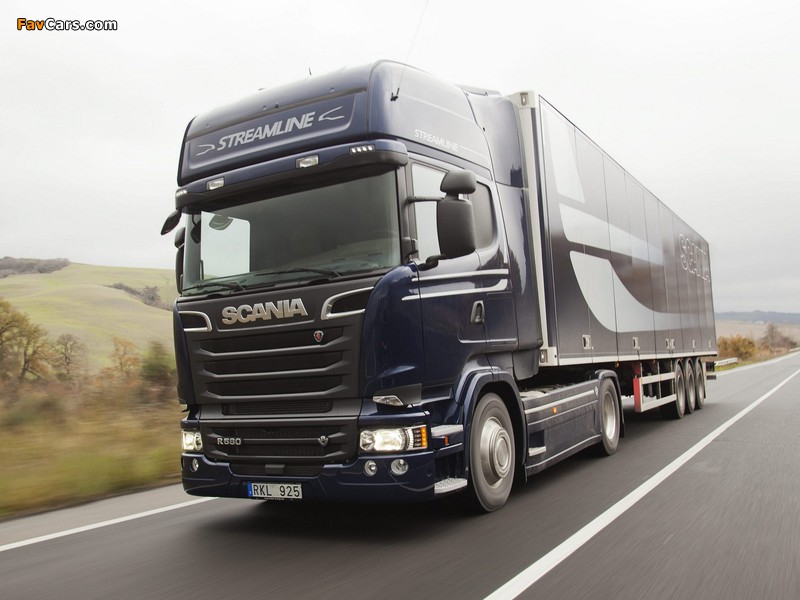 Photos of Scania R580 4x2 Streamline Topline Cab 2013 (800 x 600)