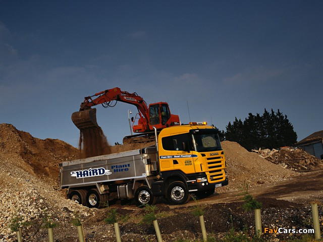 Pictures of Scania R420 8x4 Tipper 2004–09 (640 x 480)