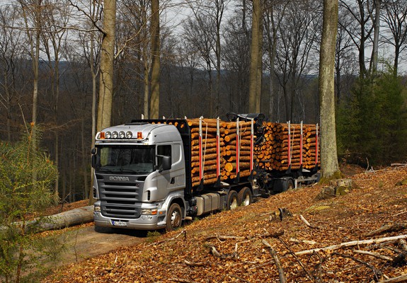 Pictures of Scania R470 6x4 Highline Timber Truck 2004–09