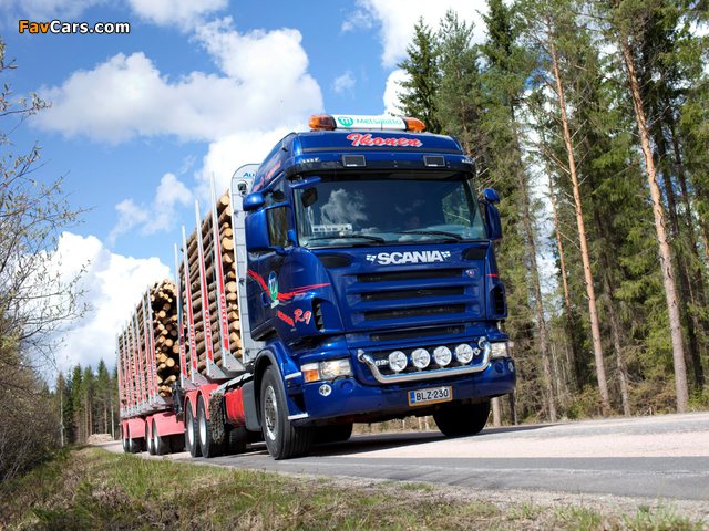 Pictures of Scania R620 6x6 Highline Timber Truck 2005–09 (640 x 480)