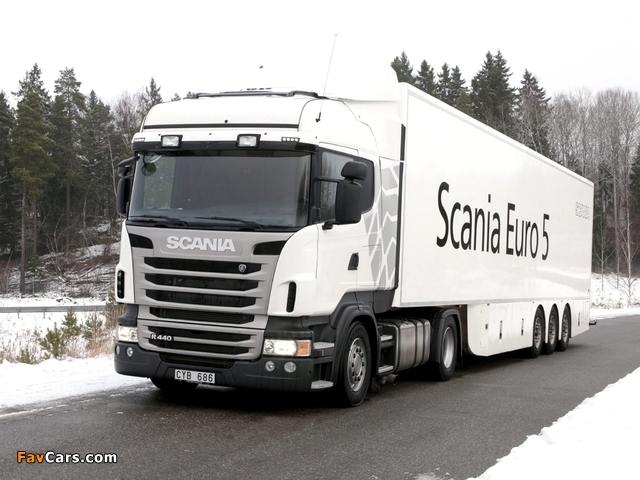 Pictures of Scania R440 4x2 Highline 2009–13 (640 x 480)