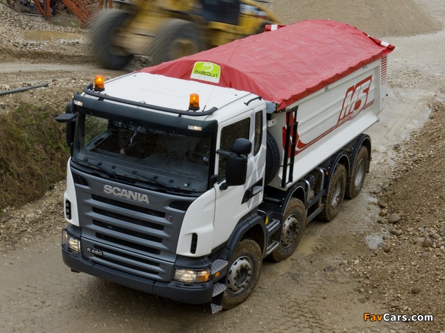 Scania R480 8x4 Tipper 2004–09 images (640 x 480)
