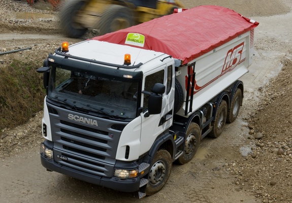Scania R480 8x4 Tipper 2004–09 images