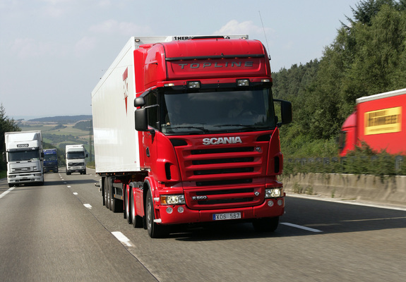 Scania R560 6x2 Topline 2004–09 images