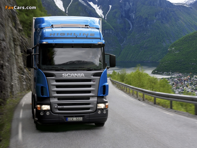 Scania R480 4x2 Highline 2004–09 images (640 x 480)