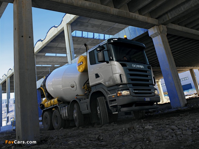 Scania R500 8x4 Mixer 2004–09 images (640 x 480)