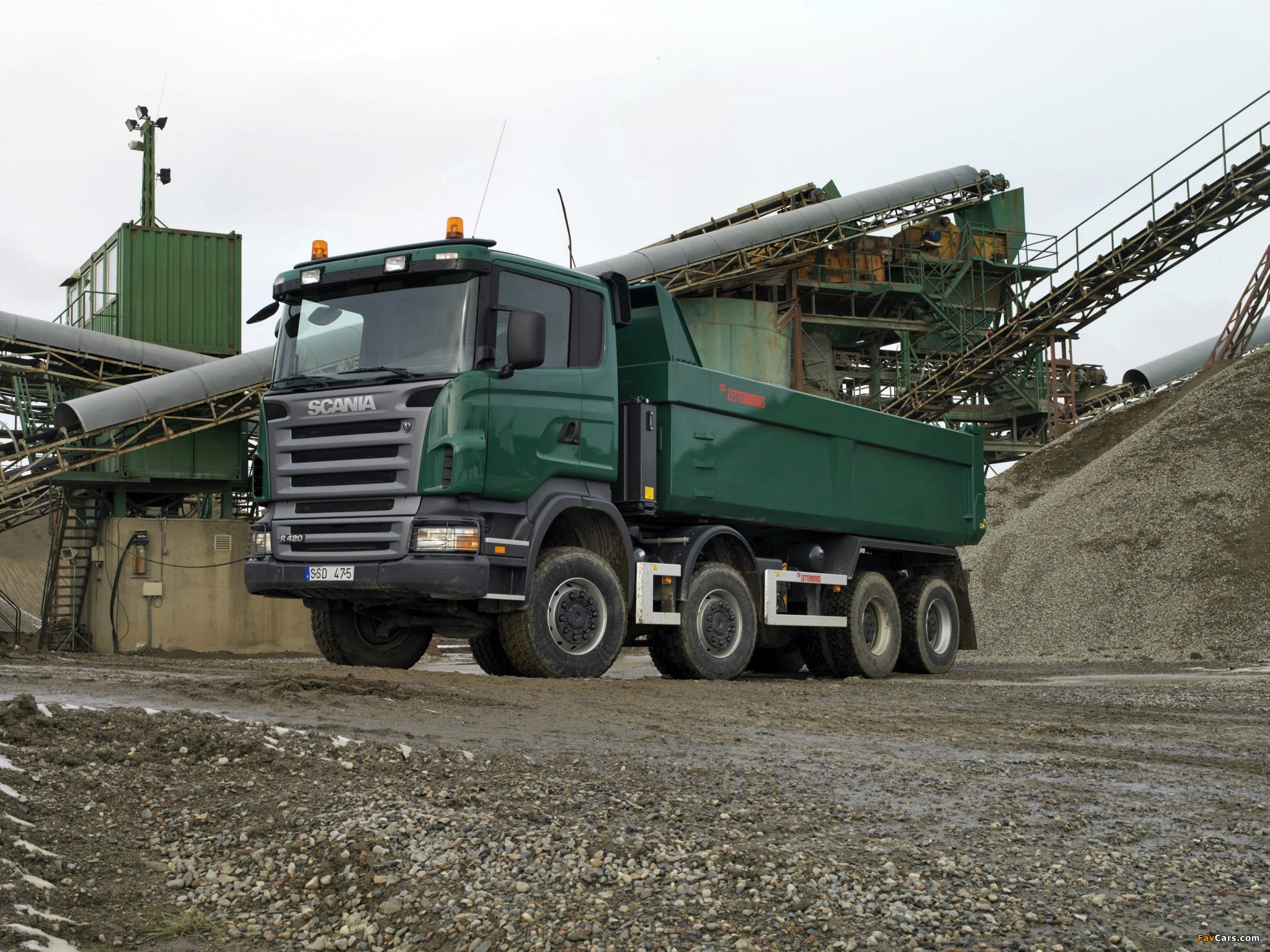 Scania R420 8x8 Tipper 2004–09 images (2048 x 1536)