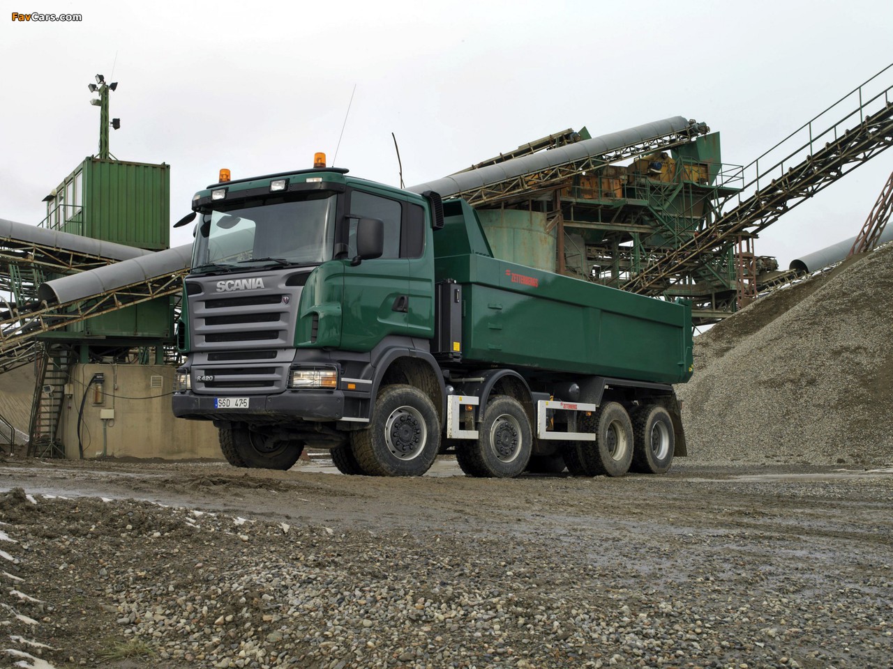 Scania R420 8x8 Tipper 2004–09 images (1280 x 960)