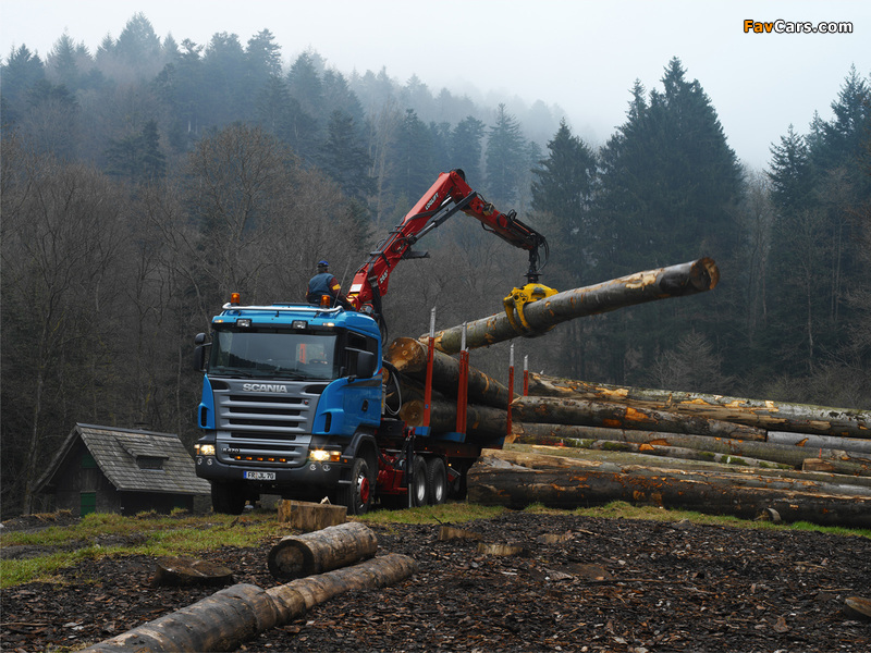 Scania R470 6x6 Timber Truck 2004–09 images (800 x 600)