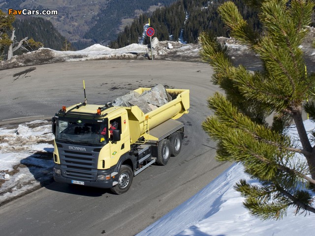 Scania R420 6x4 Tipper 2004–09 photos (640 x 480)