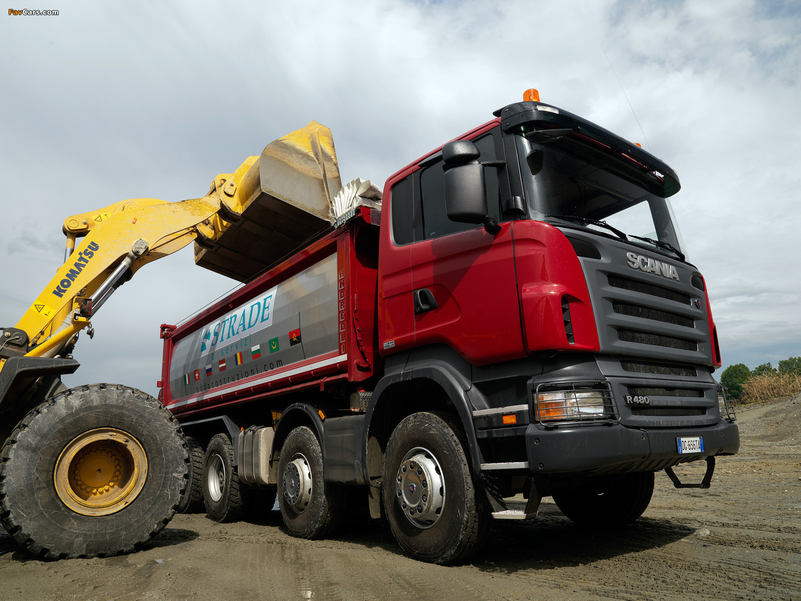 Scania R480 8x4 Tipper 2004–09 photos (1600 x 1200)