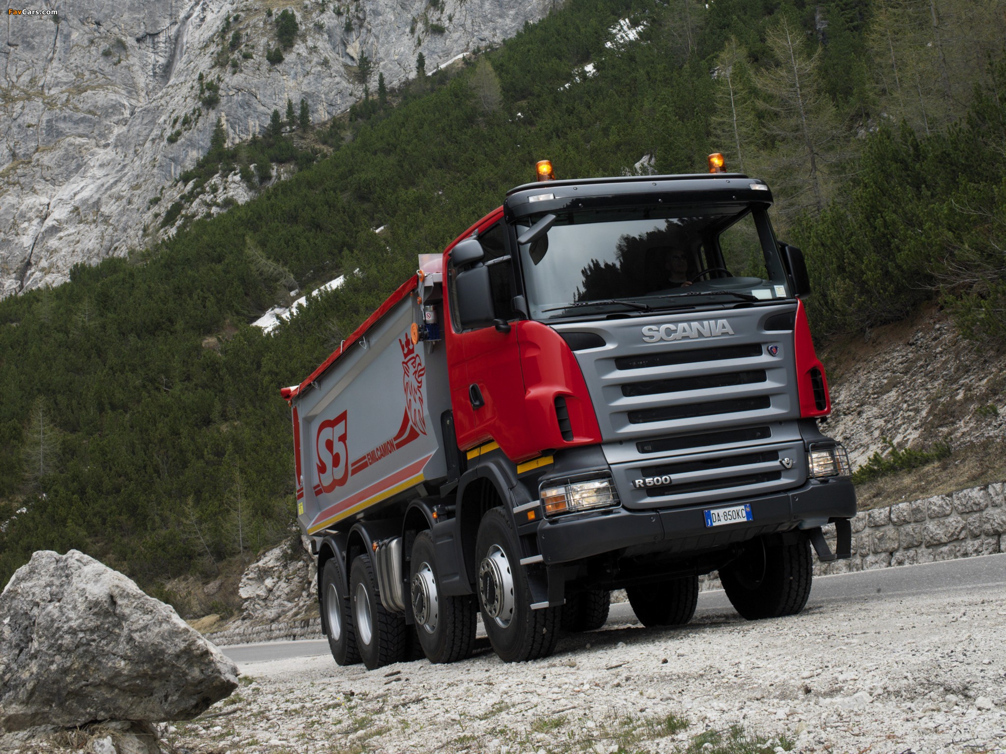 Scania R500 8x4 Tipper 2004–09 photos (2048 x 1536)