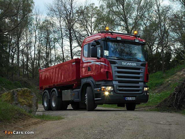 Scania R420 6x4 Tipper 2004–09 photos (640 x 480)